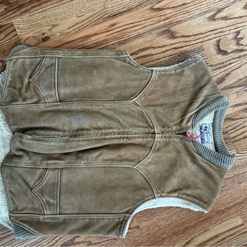 Brown leather Vest - Picture 7 of 8